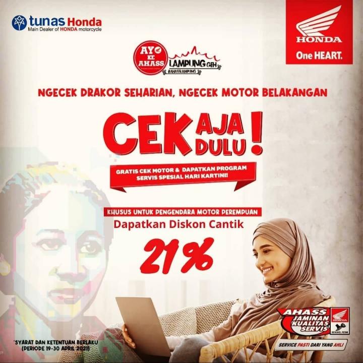 Ngecek Drakor Seharian, Ngecek Motor Belakangan. Cek Aja Dulu ! Di Ahass TDM Sidomulyo 